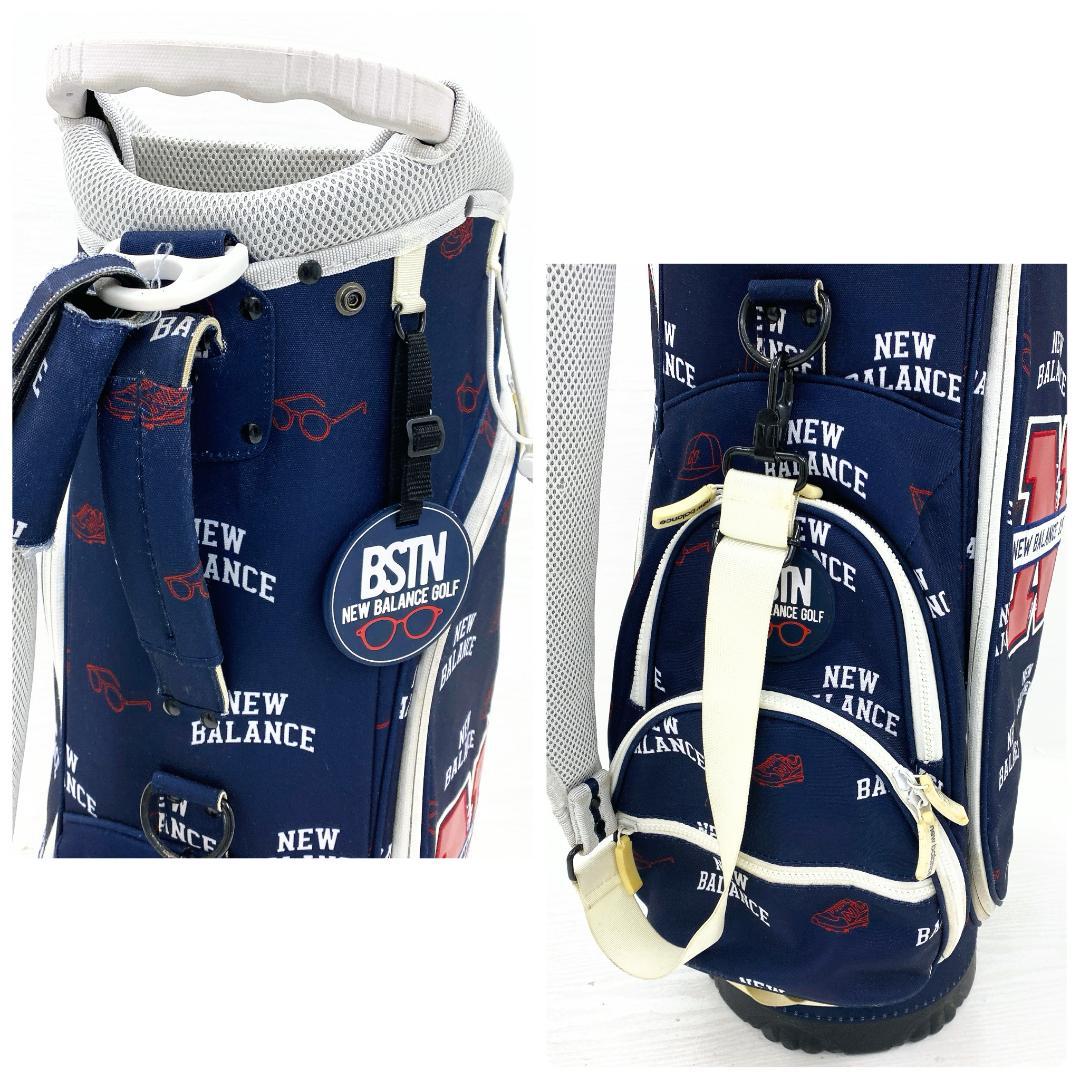 NEW BALANCE キャディバッグ ゴルフバッグ 9型 カート式