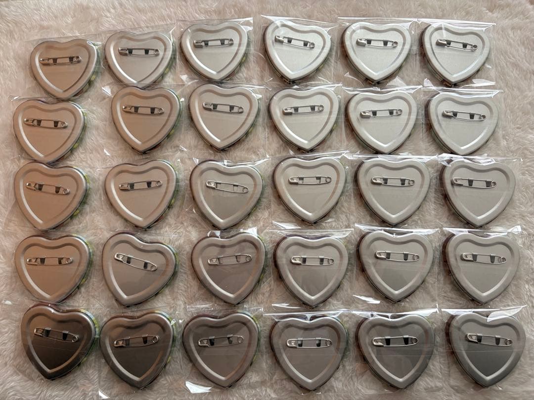 あんさんぶるスターズ あんスタ 中国 心光印彩 ハート缶バッジ30個 漣ジュン