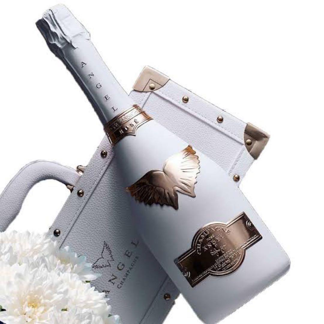 ANGELCHAMPAGNE NV Brut Rose White専用ケース付き