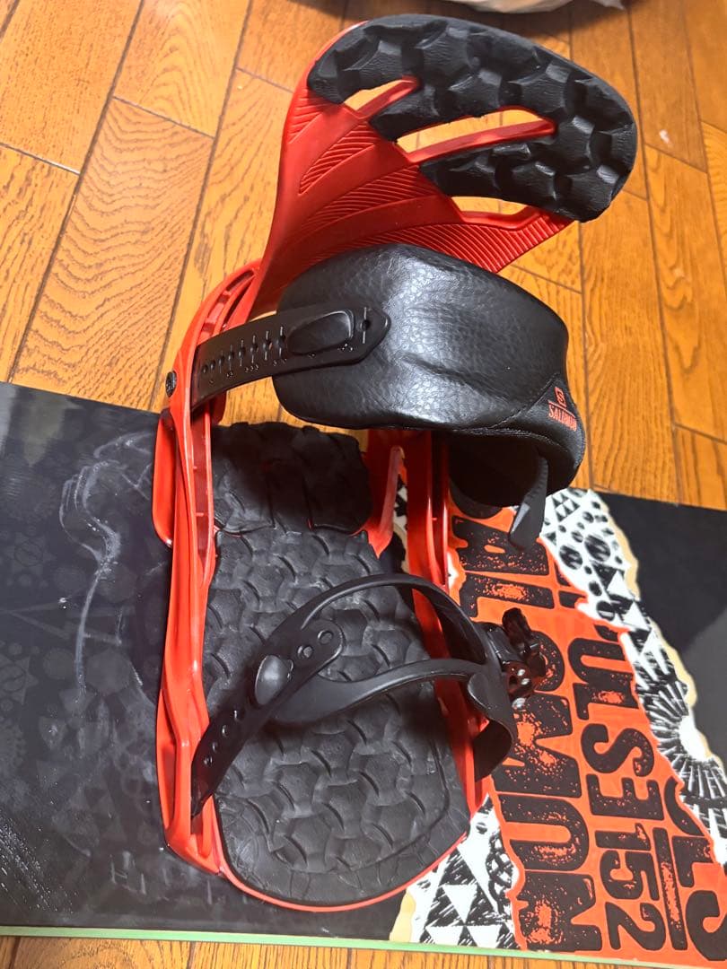 スノーボード 2点セット ビンディング 板 152cm ビンディング サロモン