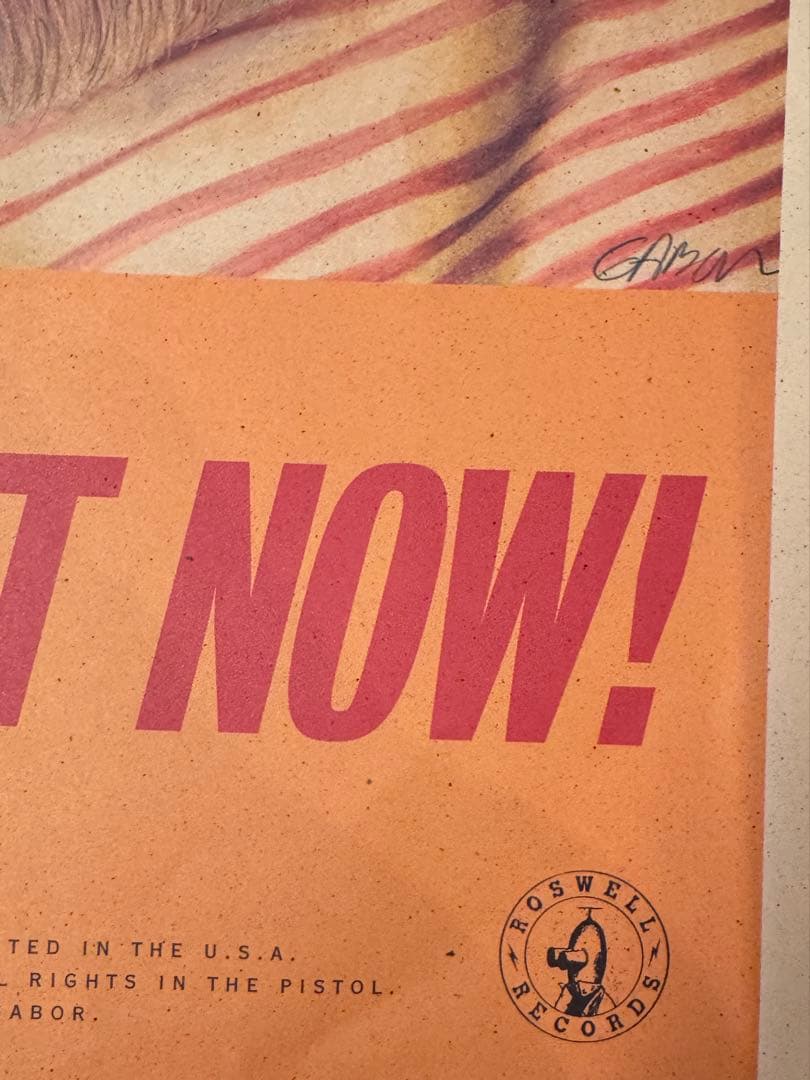 Foo Fighters デビューアルバム ポスター【美品】