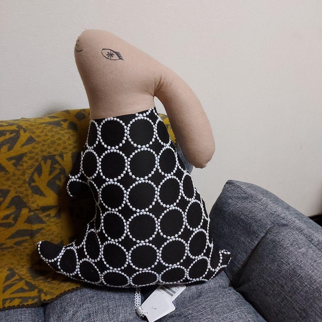 ミナペルホネン　 　ウサギクッション　タンバリン