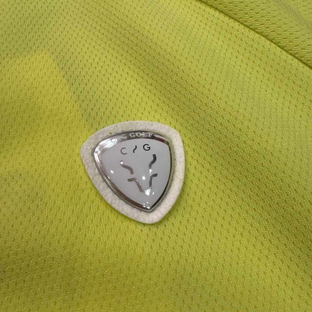 CPG GOLF ネオンイエロー ジップアップジャケット