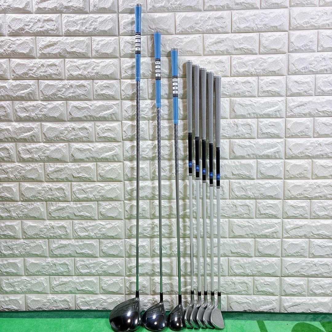 【新品】TaylorMade レディース ゴルフ クラブ 8本 QI10 MAX