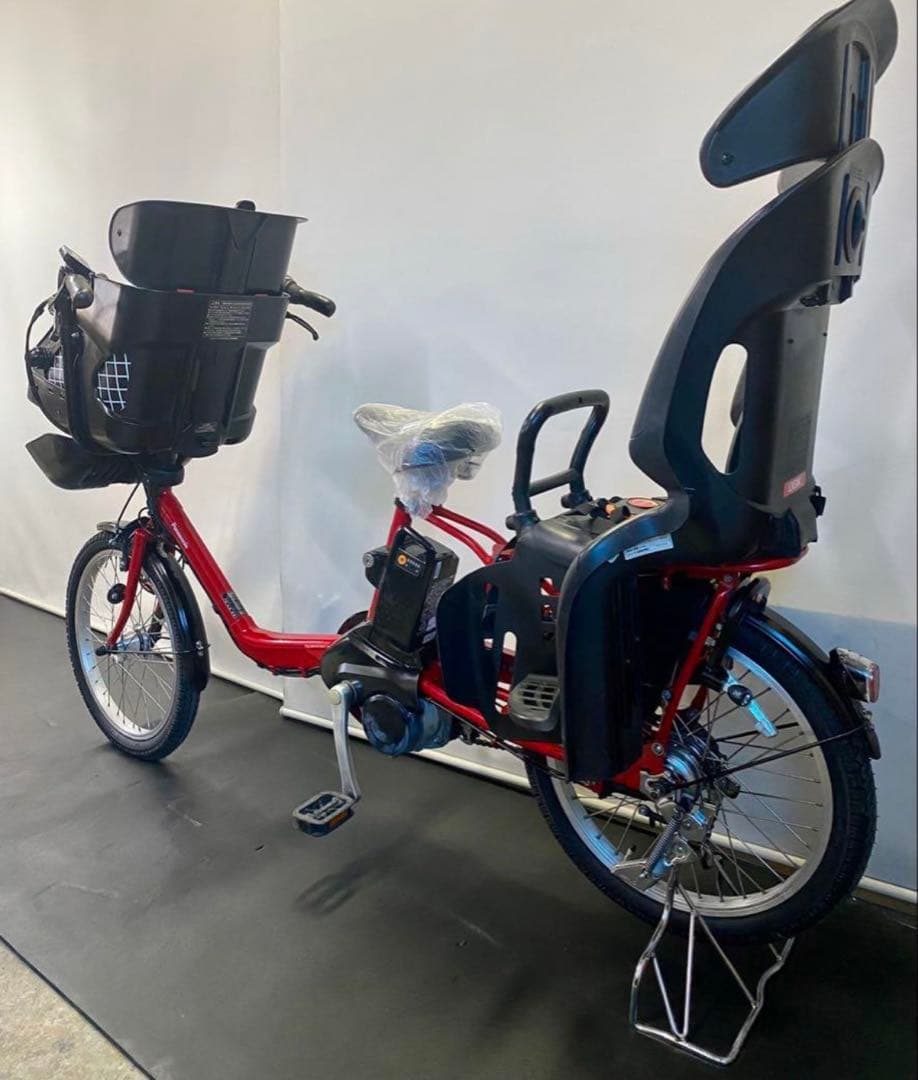 1年保証 送料無料　新型　パナソニック　ギュットミニ　赤色　電動アシスト自転車