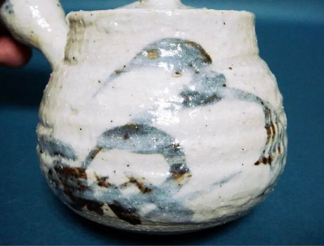 227『志野 急須』う　/骨董品 古美術 古玩 アンティーク