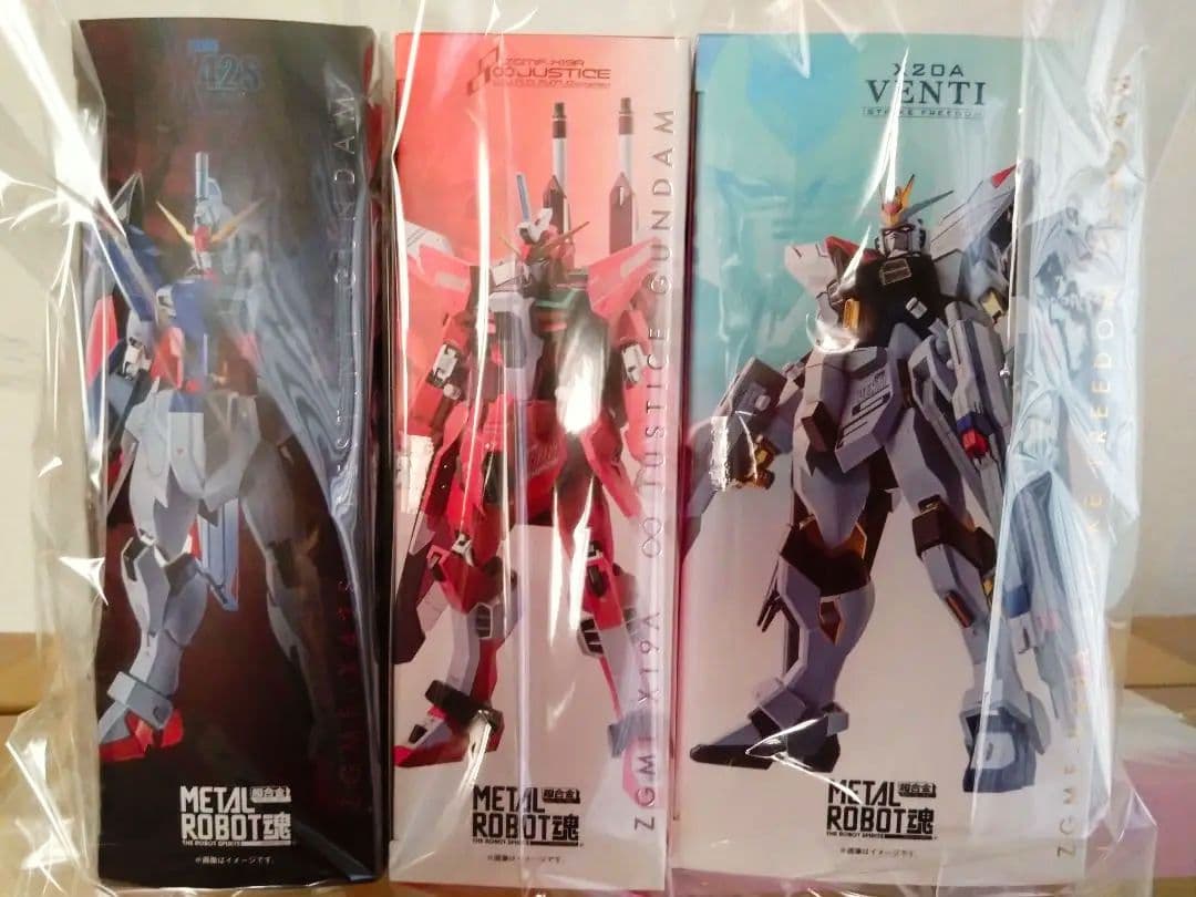 LROBOT魂 機動戦士ガンダムSEED DESTINY 主役機セット