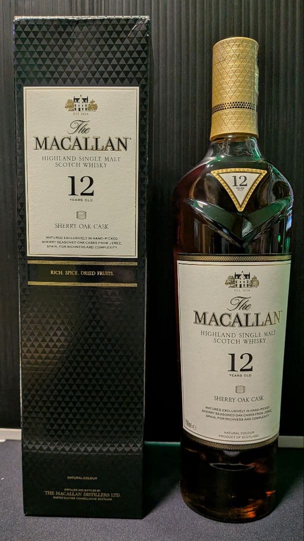 ウイスキー The Macallan 12 Year Old Sherry Oak Cask
