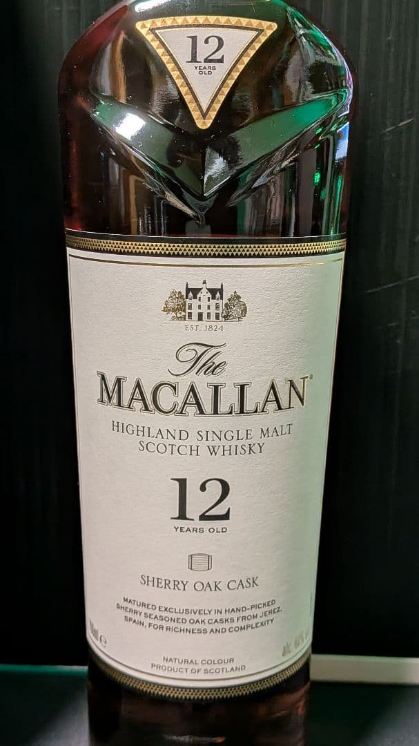 ウイスキー The Macallan 12 Year Old Sherry Oak Cask