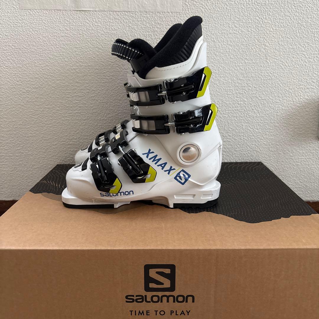 サロモンSalomon ジュニア用スキーブーツ19㎝　箱付き