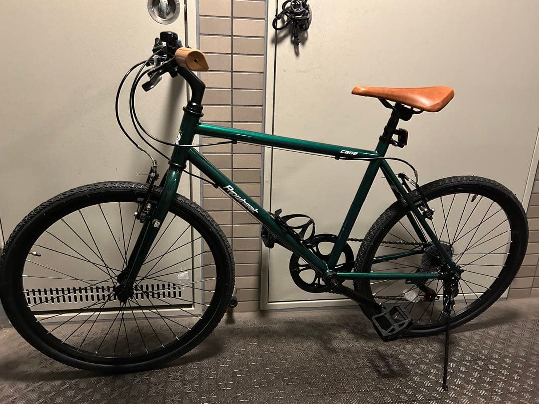 新品　自転車　クロスバイク グリーン 24インチ　7段変速　大阪市内で受け渡し