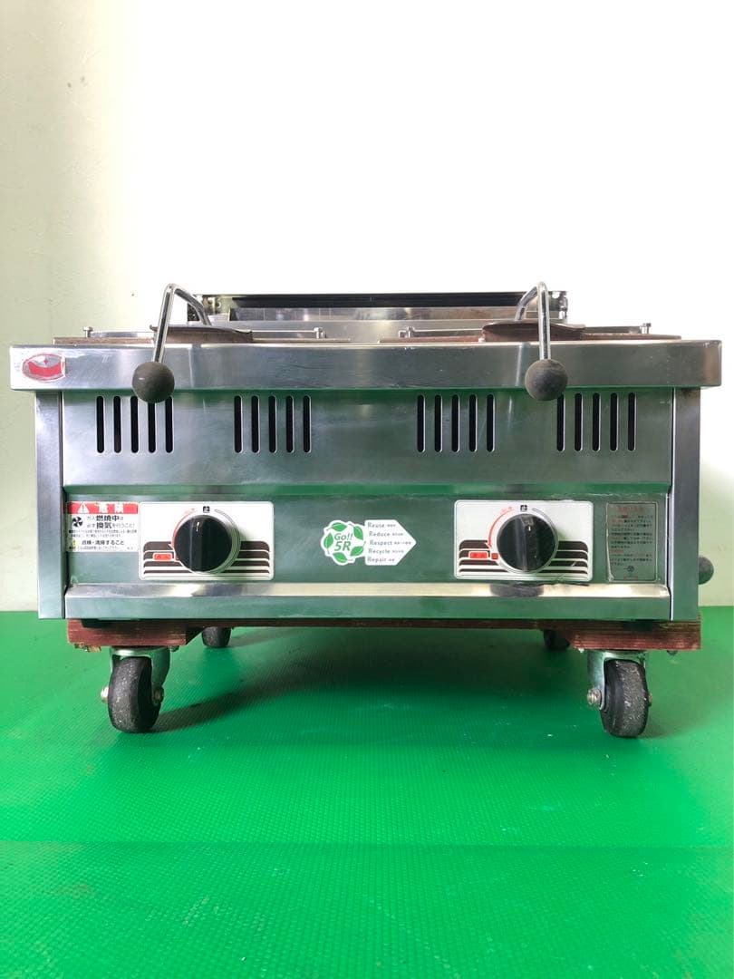 ☆地域限定送料無料☆ マルゼン　ガス餃子焼器　13A 業務用　MGZ-066W