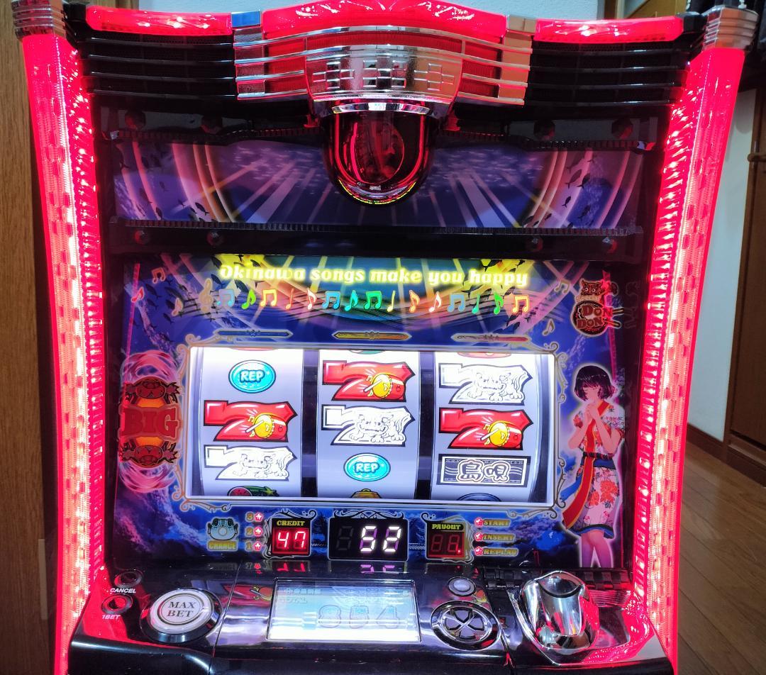 【パチスロ実機】 オリンピア★S BIG島唄30【不要機付】