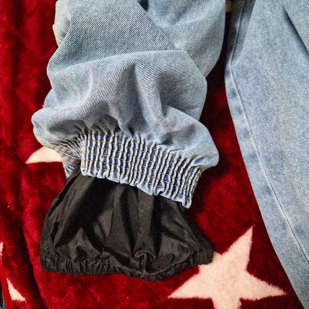 PLAYBOY x DIMITO スタッズデニムパンツ WASHED BLUE