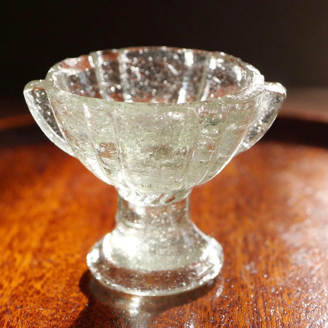 ペロペロ 装飾有り デカペロ 気泡 レトロ 昭和 和ガラス