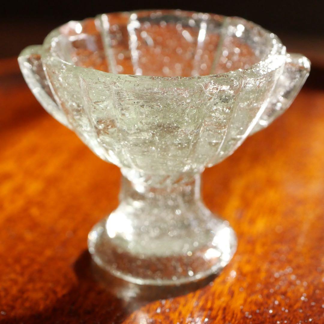 ペロペロ 装飾有り デカペロ 気泡 レトロ 昭和 和ガラス