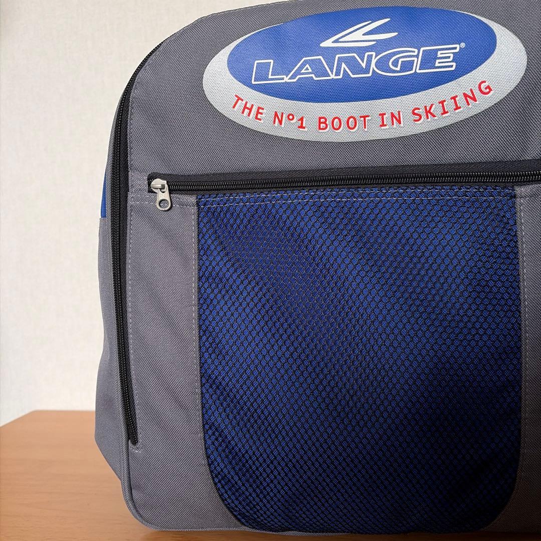 LANGE ラング スキー ブーツ リュック ブーツバッグ ブルー グレー　古着