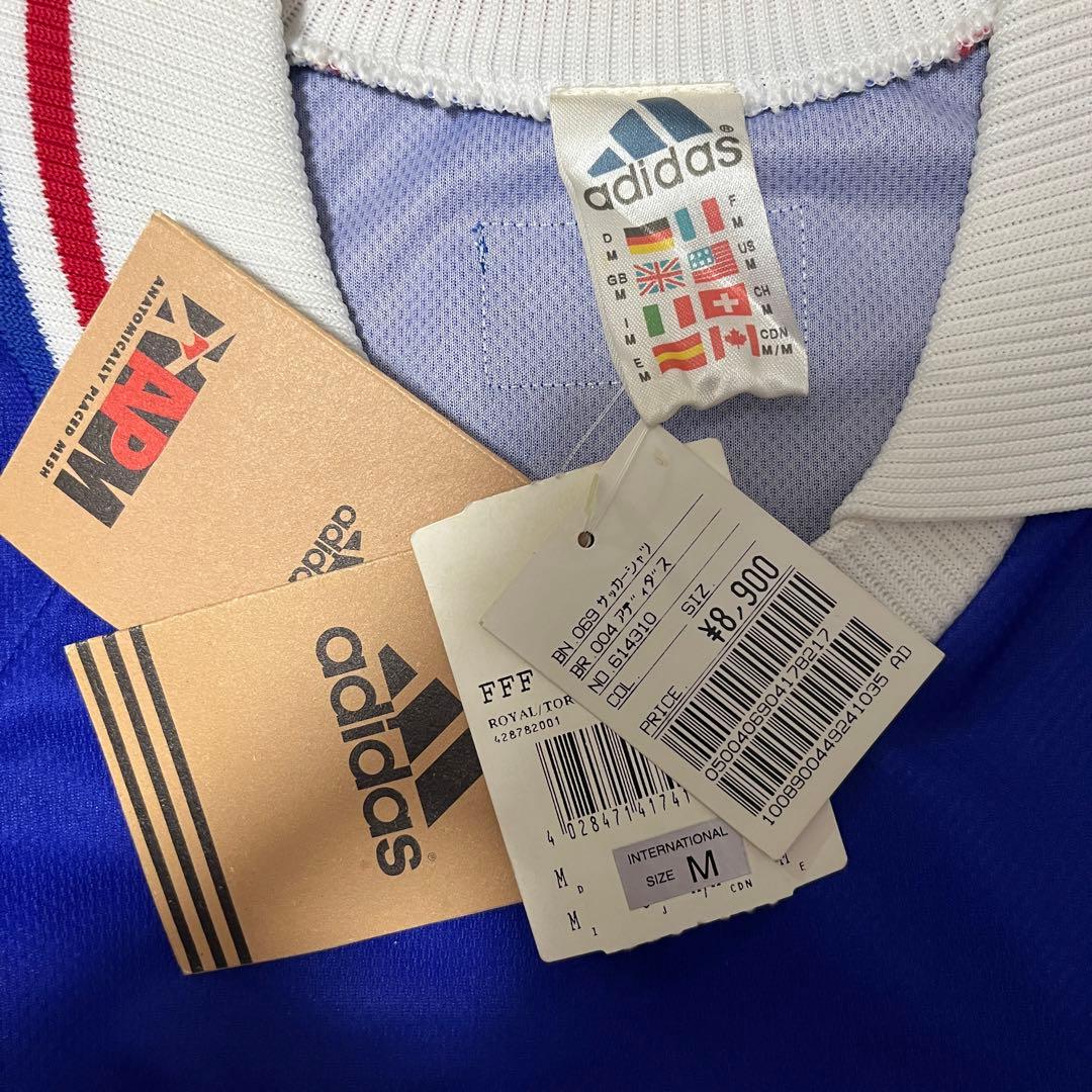 1998 フランス代表　ジダン　ホームユニフォー　BNWT