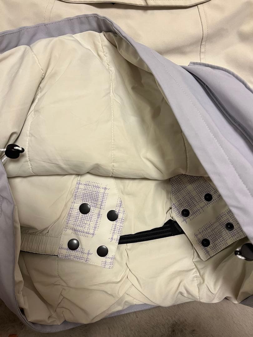 VECTOR スノーボードウェア 女性用 ホワイト/ラベンダー