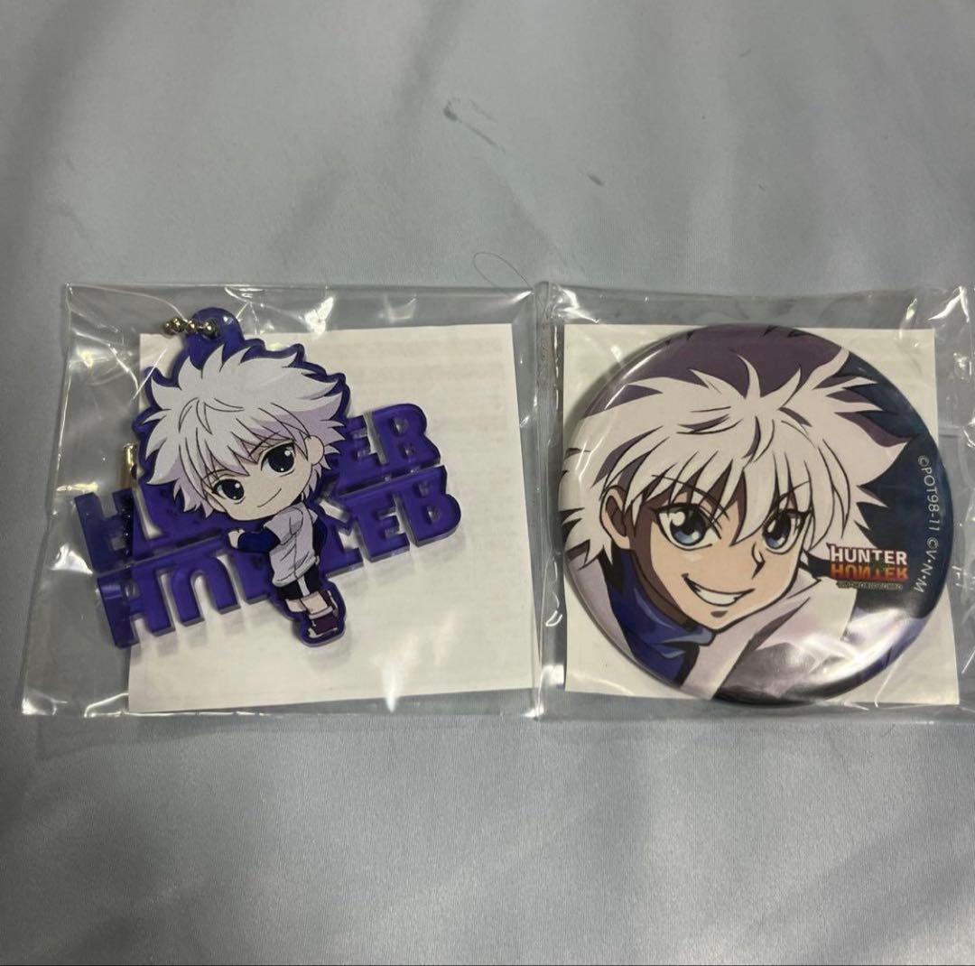 HUNTER×HUNTER J-World アクリルチャーム 缶バッジ キルア