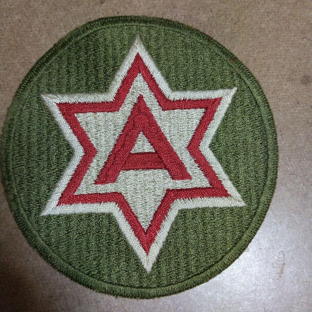 希少☆ 第二次世界大戦☆米軍陸軍☆6th Army第６軍 ヴィンテージワッペン