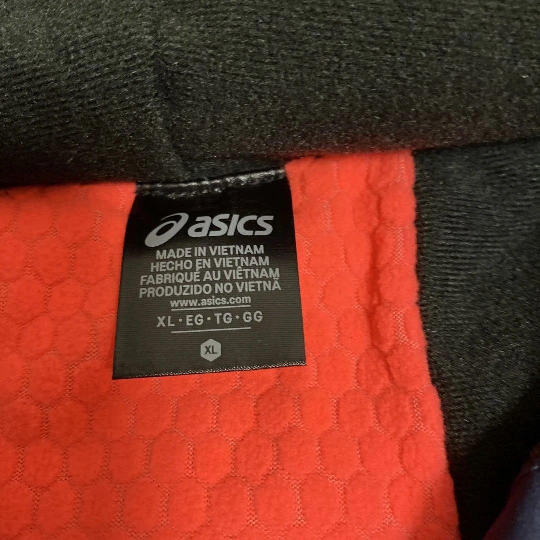 asics AIMTRG中綿ブレーカーフーディネイビーメンズXL