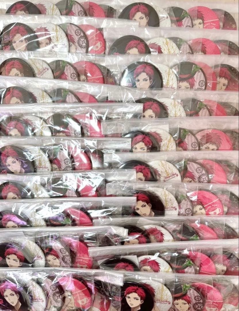 黒子のバスケ 赤司征十郎 ナンジャタウン ホワイトスーツ 缶バッジ