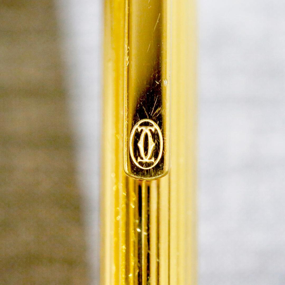 【送料込み】カルティエ ボールペン マスト ゴールド プレート