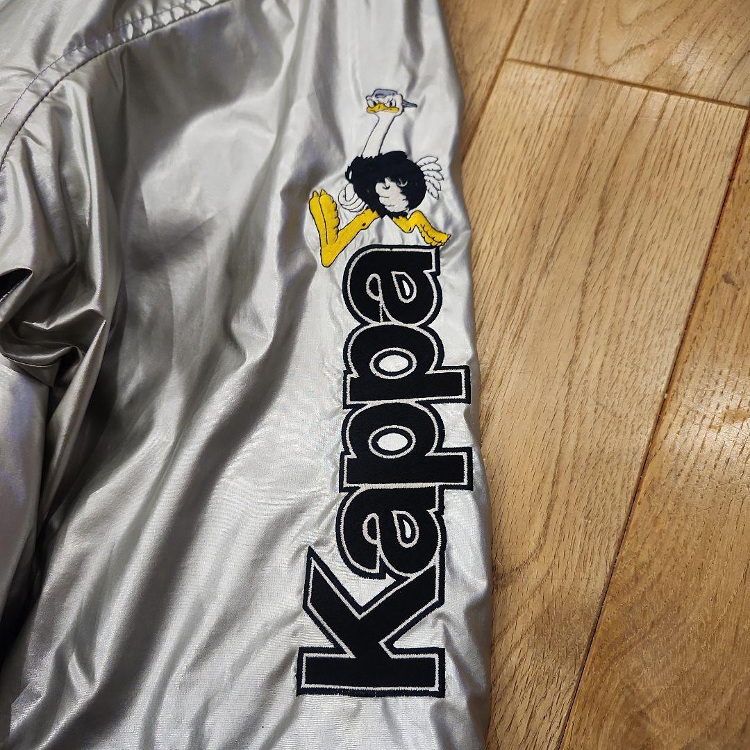 希少✨Kappa　フェニックス　ベンチコート　シルバー　銀色　ヴィンテージ
