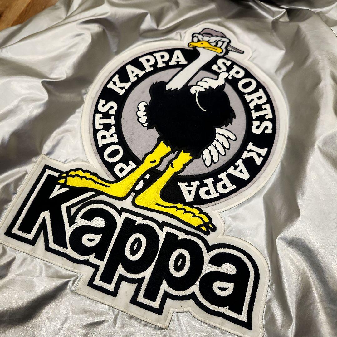 希少✨Kappa　フェニックス　ベンチコート　シルバー　銀色　ヴィンテージ