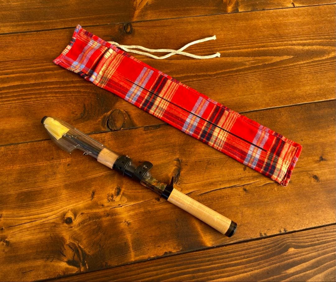 5ft9inch トラウトロッド　テレスコロッド　天然木リールシート　渓流釣り