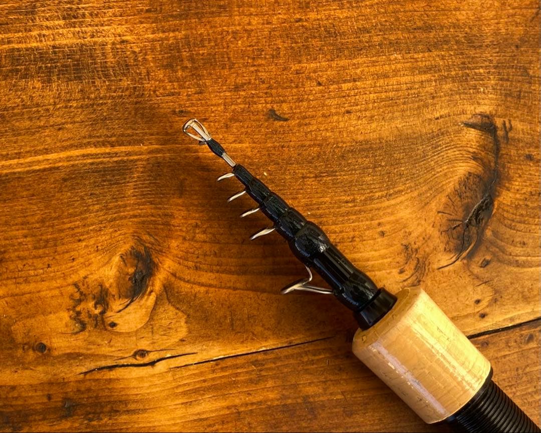 5ft9inch トラウトロッド　テレスコロッド　天然木リールシート　渓流釣り