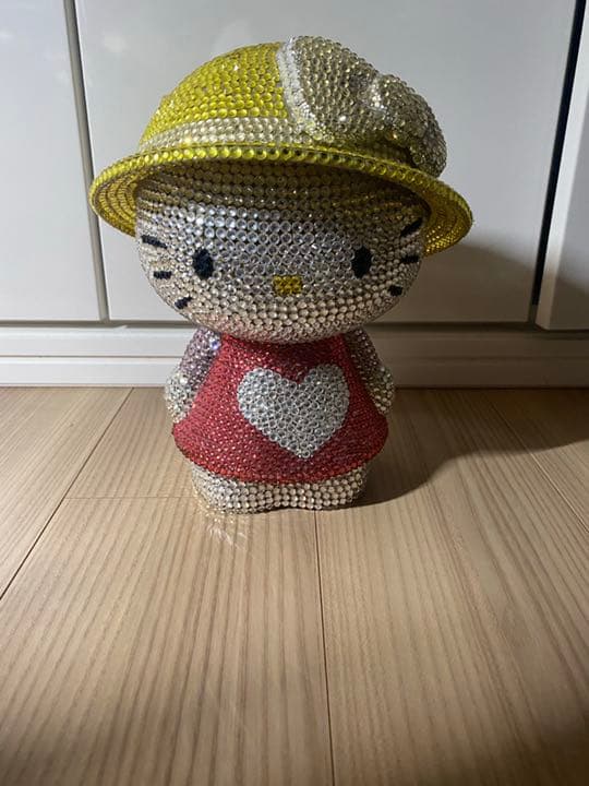 一点物スワロフスキー♡キティちゃん♡貯金箱