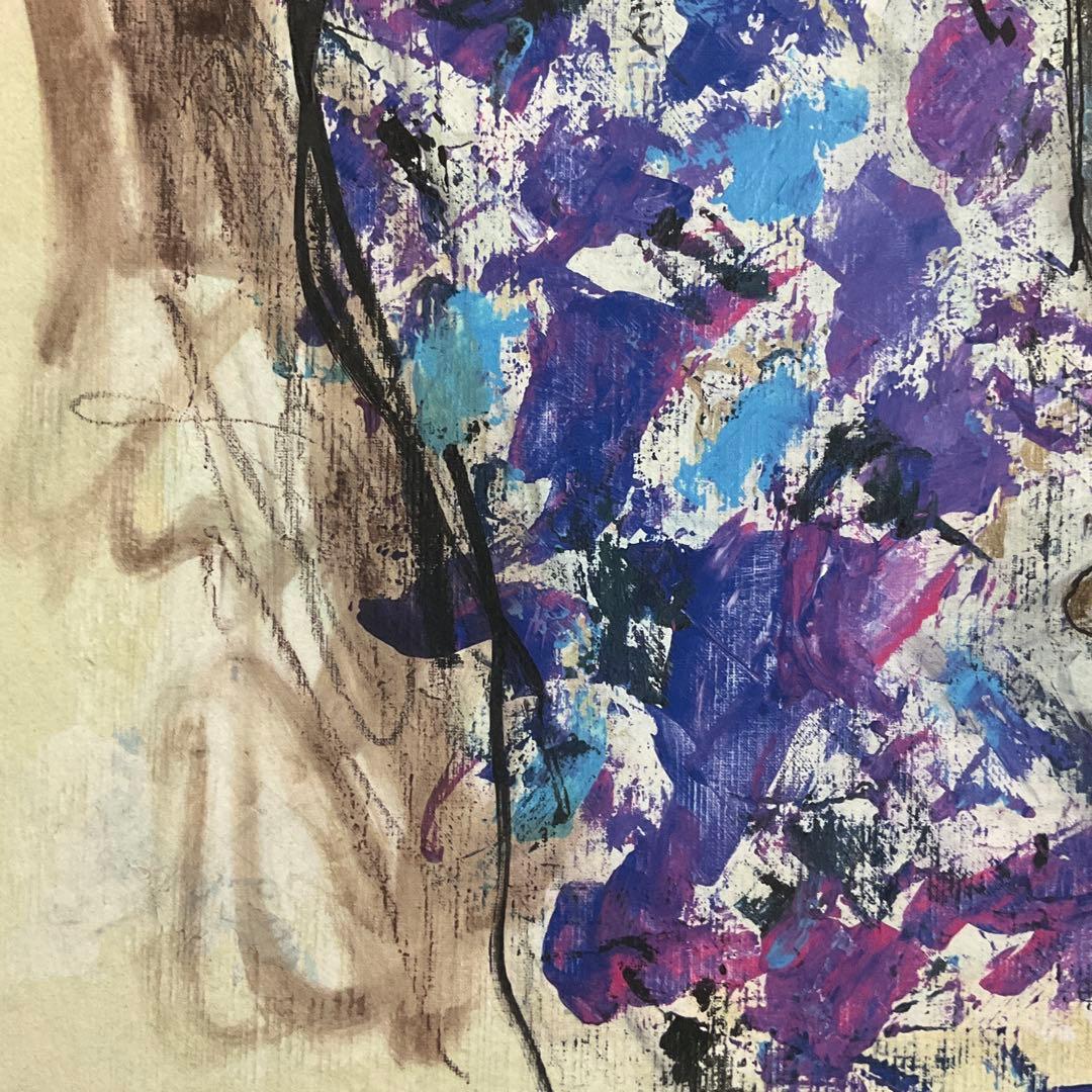 絵画・額縁・版画・津田 耕・新品未使用・『アドリブ』・美術品・インテリア・雑貨