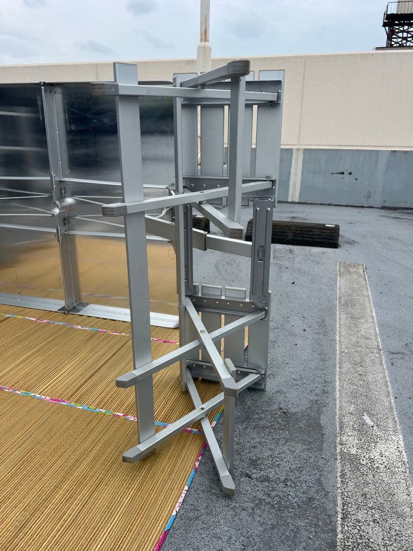 【廃盤品】美品！コールマンアルミ折りたたみテーブル・チェアセットColeman