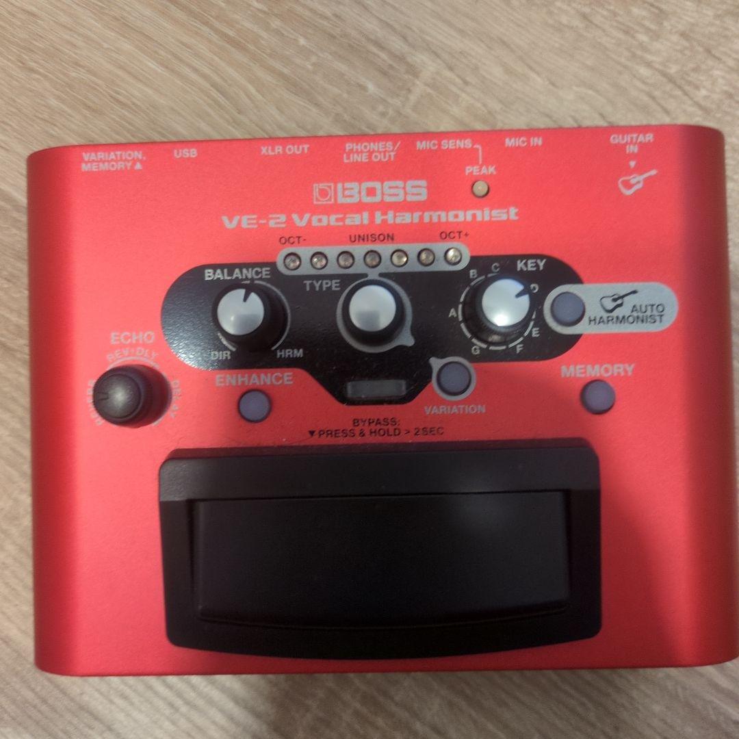 BOSS VE-2 Vocal Harmonist レッド