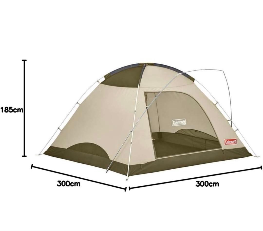【美品】コールマン タフワイドドーム iv 300 Amazon限定 オリーブ
