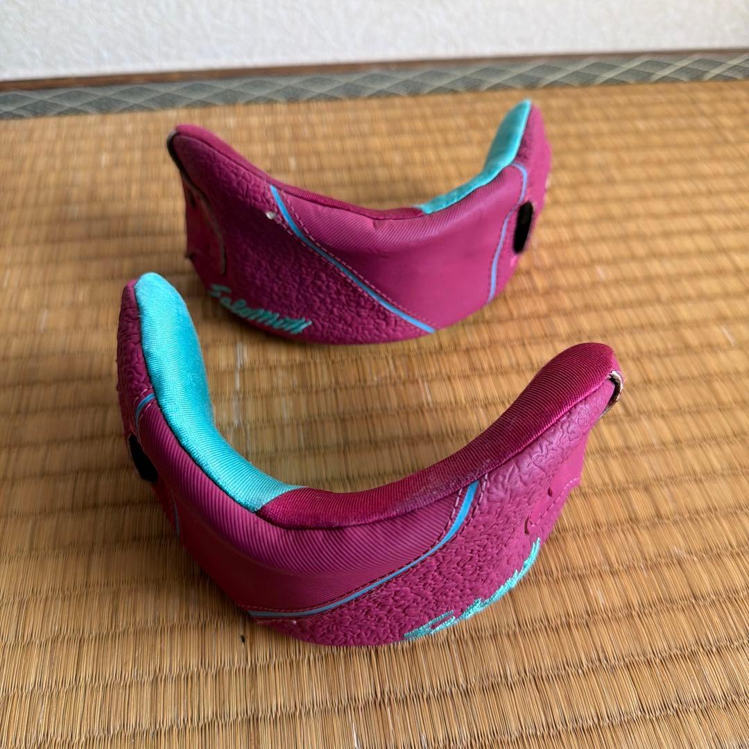 サロモン SHADOWFIT ビンディング S クレイジーカラー！予備パーツ多数