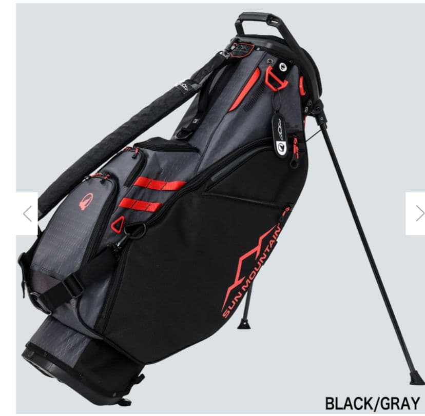 SUN MOUNTAIN スタンドバッグ ブラック/グレー