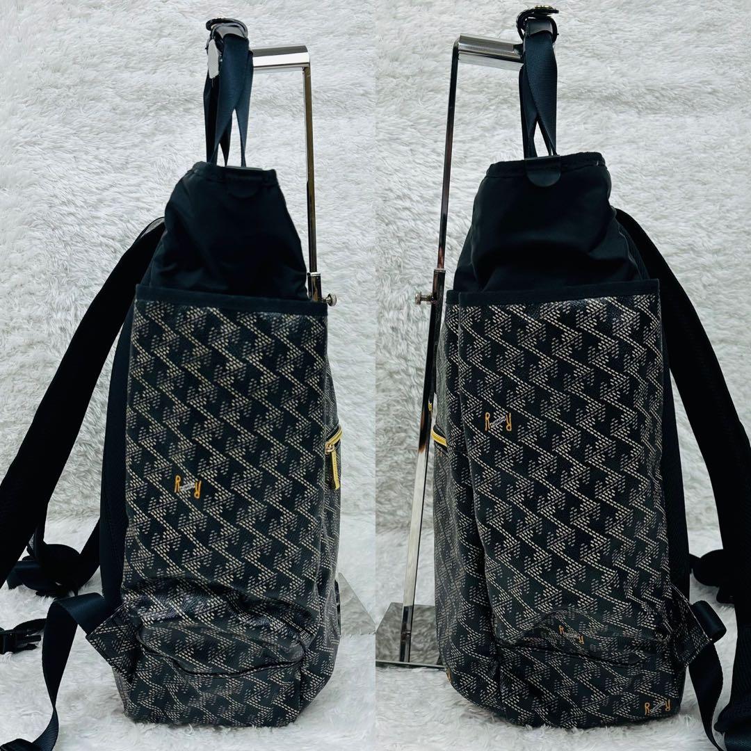 極美品/ レザレクション　リュック　ラルスNo.3　2way　ロゴ　ドイツホック