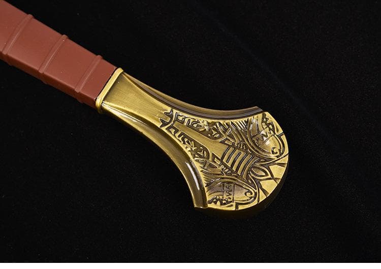 ヨーロッパ式長剣古銅 日本刀 模造刀 居合刀 武士道 武蔵 鑑賞用 手鍛造打