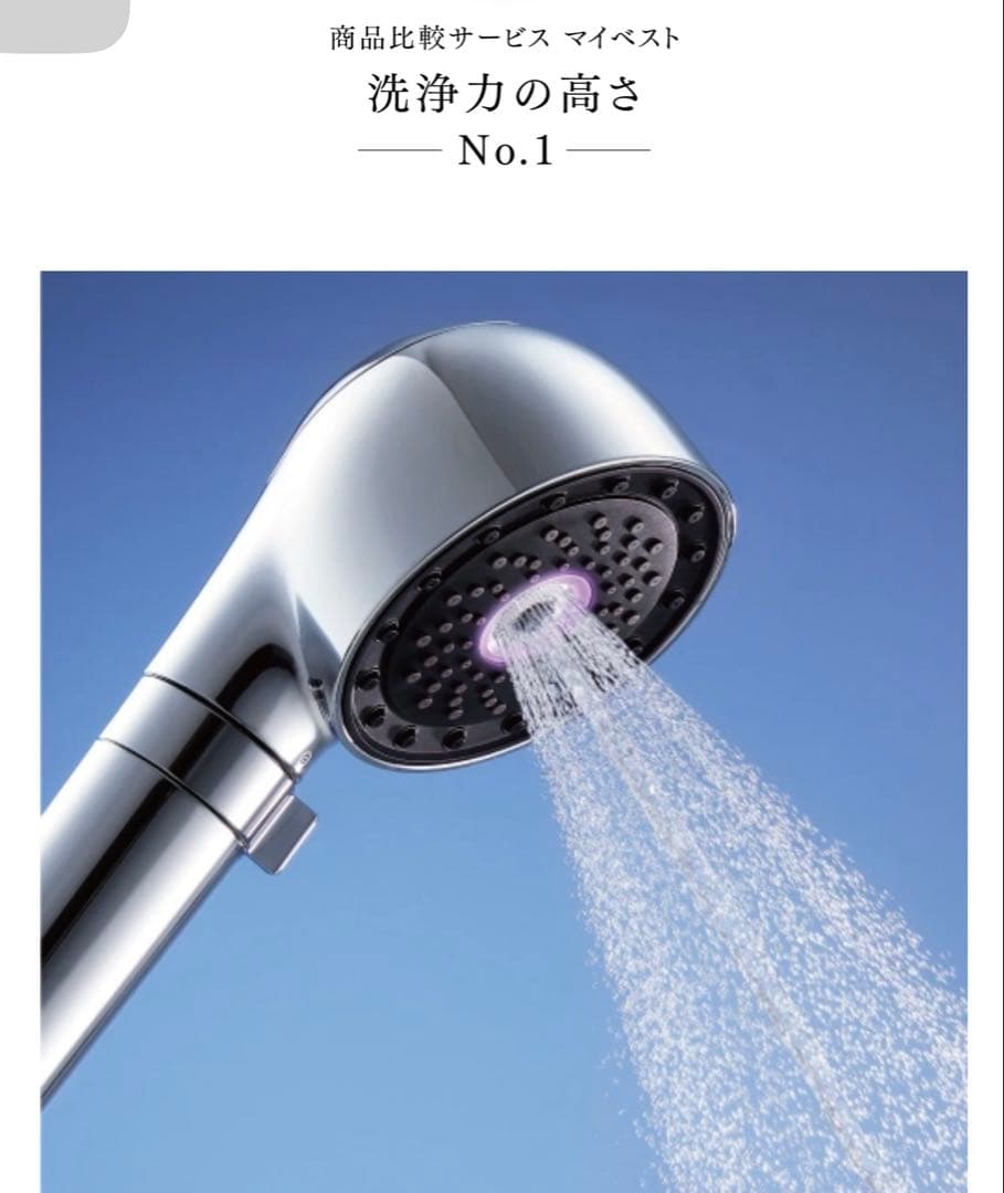 Mytrex マイクロカレントx マイクロナノバブルシャワーヘッド