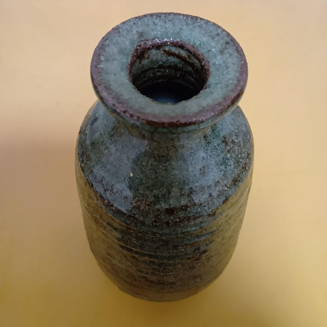 【骨董品】加藤舜陶 灰釉花生 花瓶 花入 共箱 茶道具ほぼ未使用‼️陶芸 美術品