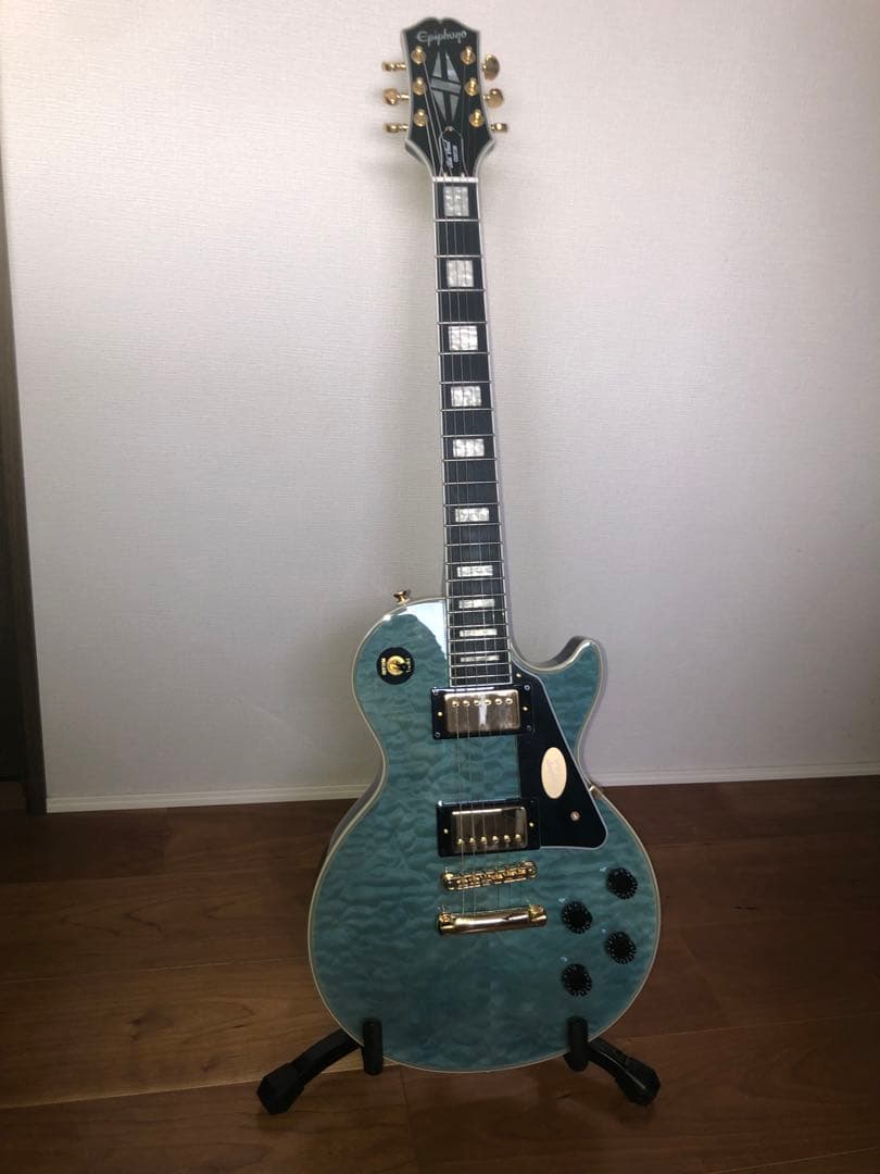 Epiphone レスポールカスタム　オーシャンブルーバースト【エレキギター】
