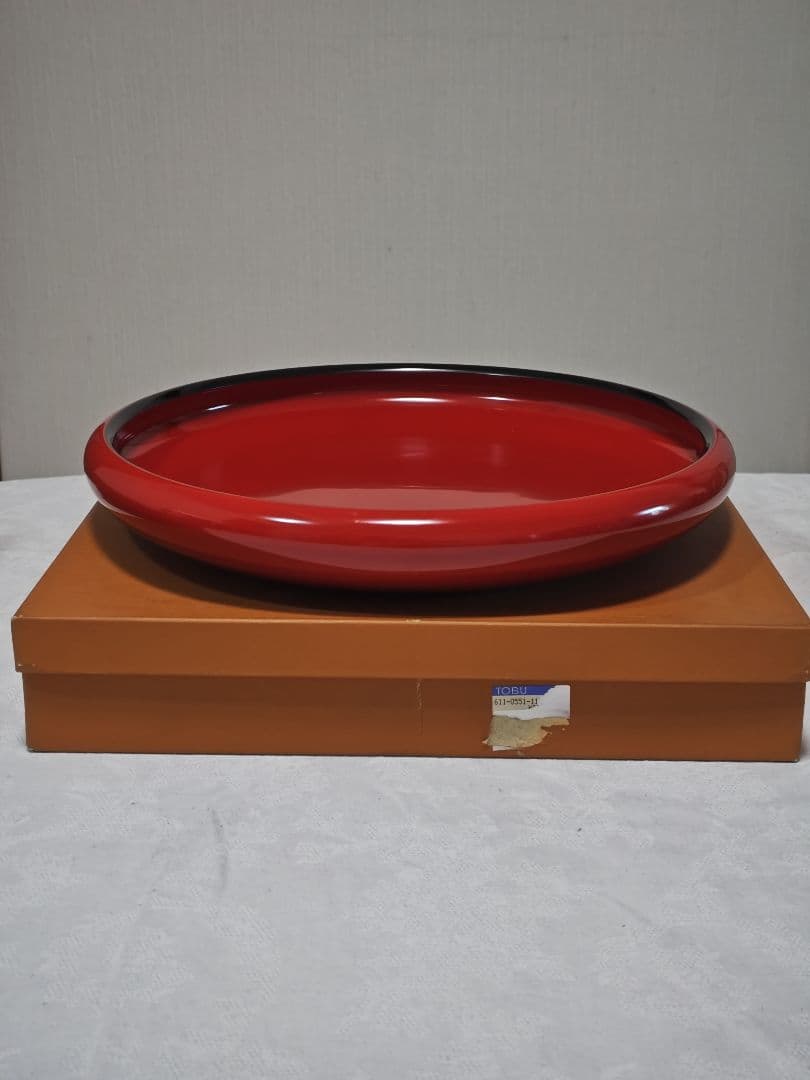 べんぼう　大きい盛皿新品未使用　琉球漆器
