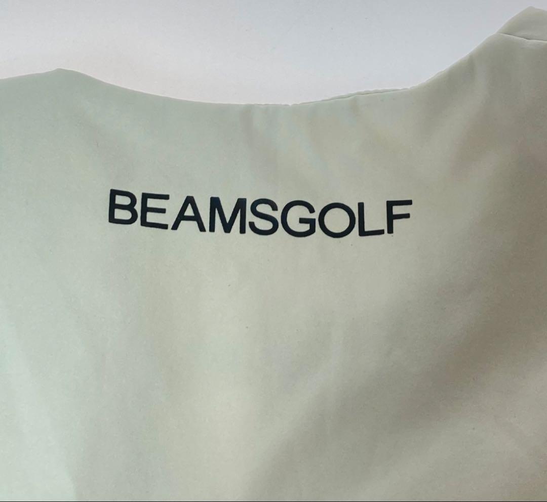 BEAMS GOLF ノーカラージャケット S オフホワイト