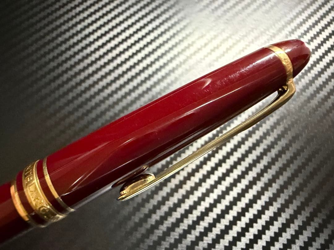 極美品 モンブラン マイスターシュテュック 144 ボルドー 中白 F 万年筆