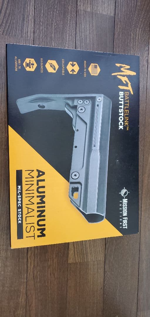 【実物】MFT BUTTSTOCK バットストック アルミニウム ミニマリスト