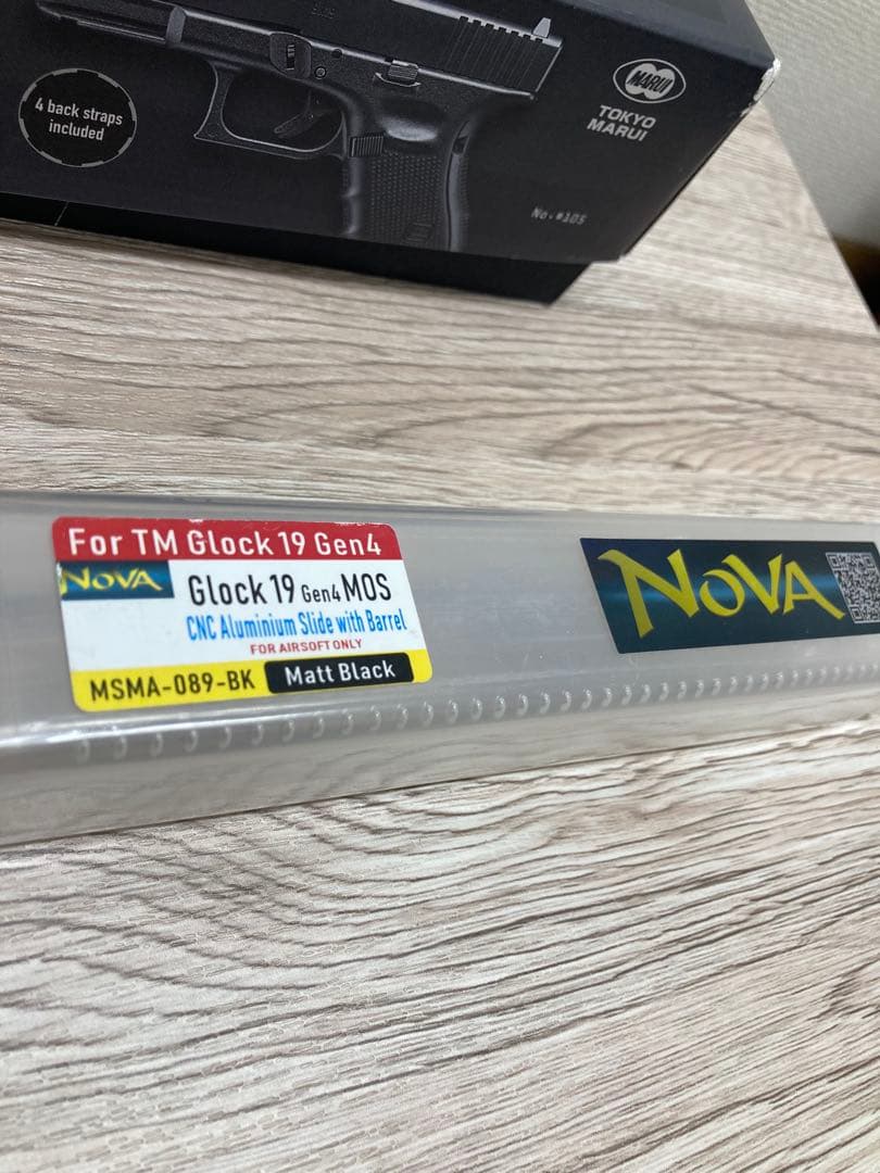 【美品】東京マルイGlock 19Gen.4 スライドカスタム済 書類一式付き