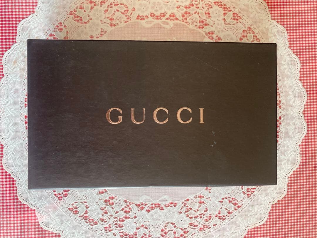 GUCCI メモホルダー／本革カバー [カラー】BLAKE（ブラウン系）